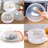 Home Kitchen Microwave Steamer Cookware With Lid For Effortless Multilayer Cooking