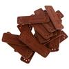 20 Pcs PU Leather Labels Handmade Embossed Tags DIY Sewing Embellishments Craft