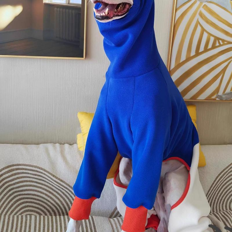 Winter Dog Coats Greyhound Thick Ollie Fleece Stretch Quad Suit Autumn Keep Warm Dog Clothes Puppy Four Legged Clothes Products