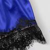 Women Satin Lace Bra Sexy Lingerie Underpant Siamese Sleepwear Bodysuit Babydoll