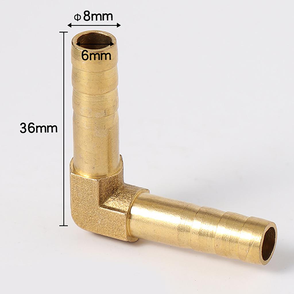 8/10/12/16mm Barb Tail Brass Hose Fitting Pagoda Air Fuel Water Gas Tube Connector Joint Adapter Irrigation Pipe Couplings