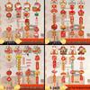 2026 Year of the Horse Cartoon Garland: Festive Hanging Ornaments for New Year's Spring Festival Celebration.
