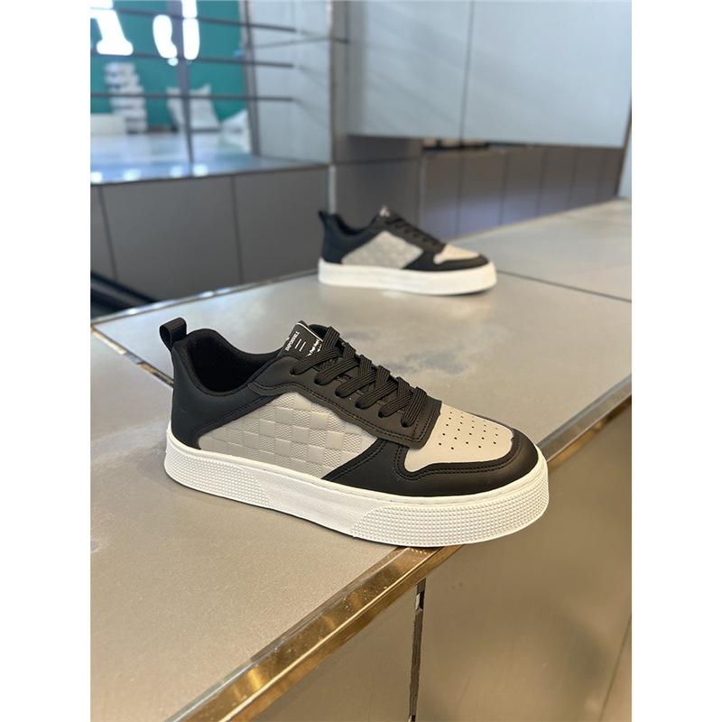 Autumn leather low-top board shoes new panda color sports and leisure high street qs