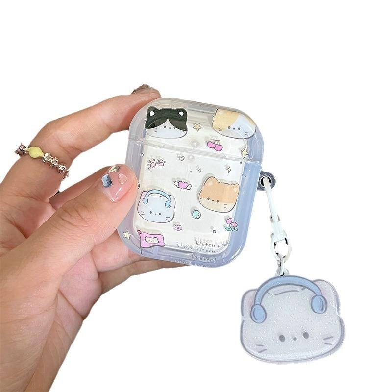 Cartoon Cute Cat for AirPods 1/1/1/1 Generation Earphone Case Pro/Pro1 Apple Earphone Case
