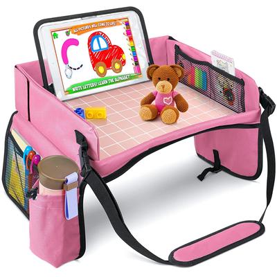 Siège de voiture pour enfants, plateau de voyage, siège de sécurité étanche, jeu de collation, Table à dessiner, organisateur de rangement, Table Portable