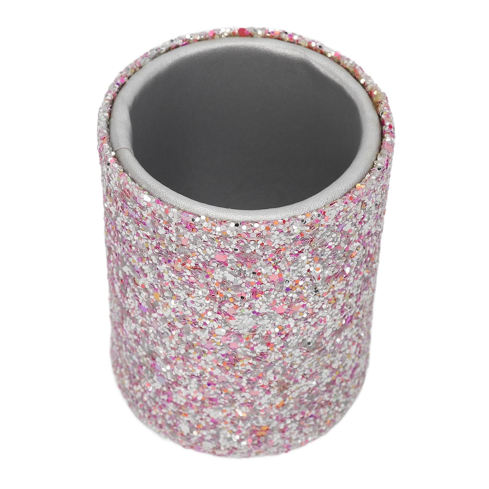 

Органайзер для хранения кистей для макияжа, пластиковый, большой вместимости, пыленепроницаемый контейнер для кистей для макияжа, серебристый серебряный