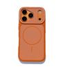 Large window for iPhone17promax magnetic mobile phone case Apple 16 skin matte 15 two-color protective case
