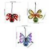 Auto On/Off Solar Butterfly Lantern 7-8H Lighting 8H Lighting Hanging Lantern Butterfly Design Waterproof Metal Lamp Patio