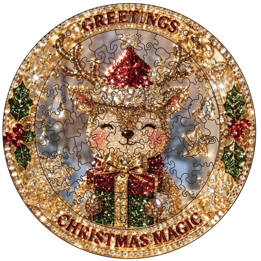 100pcs Acrylic Christmas Hanging Ornament High Transparency Christmas DIY Sun Catcher Home Decor