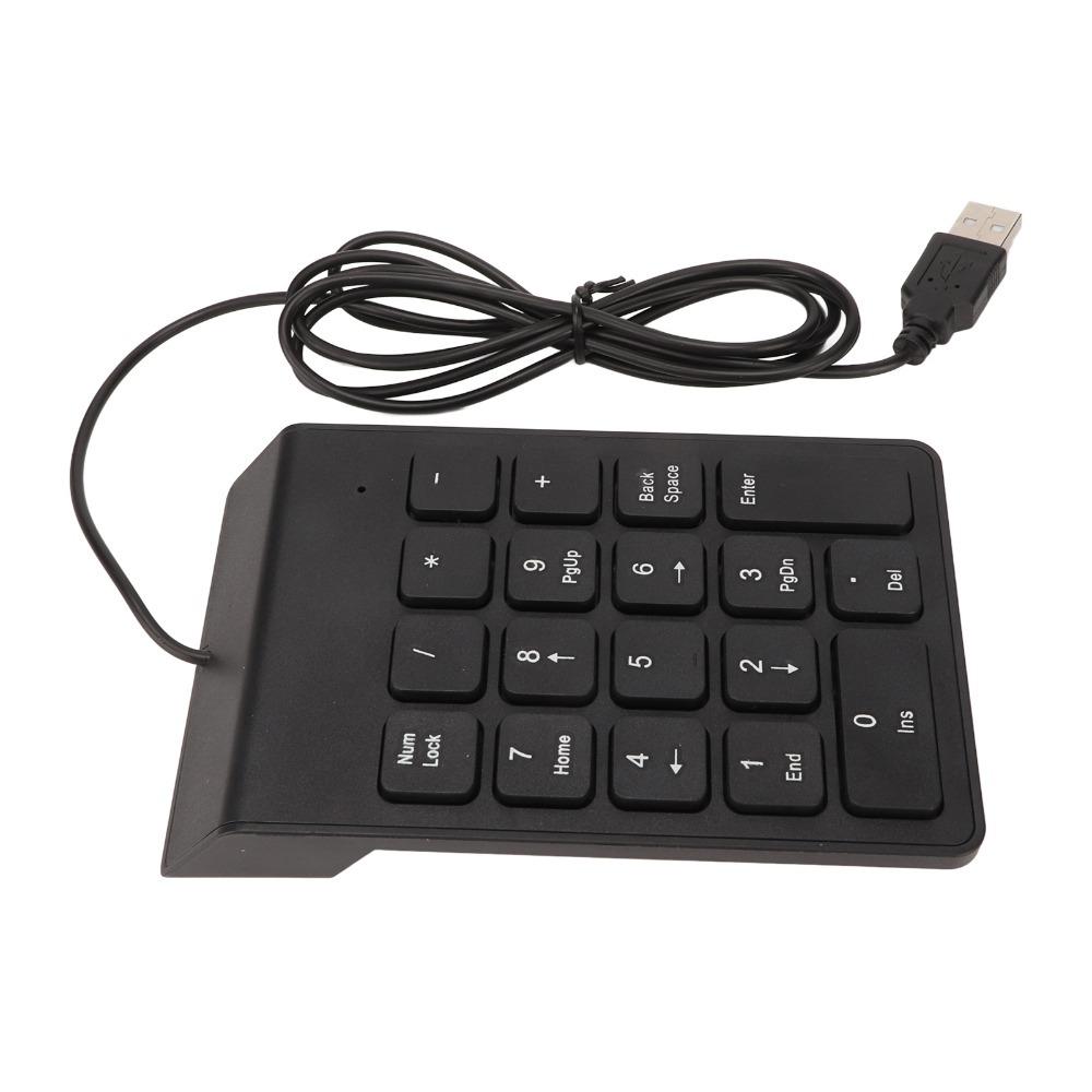 1PCS/2PCS Plug and Play USB Numeric Keypad Easy Installation Mechanical Number Pad  Office