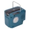 Baustellen-Bluetooth-Lautsprecher BT5.3 Akkubetrieben mit bunten LED-Leuchten für BL1815N BL1830 BL1840