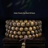 Altın Phoebe Zhennan Ahşap Bileklik - Şans İçin 108 Tesbihli Budist Mala
