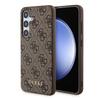 Funda para Galaxy S24 Guess Metal Logo Dorado - funda protectora Marrón