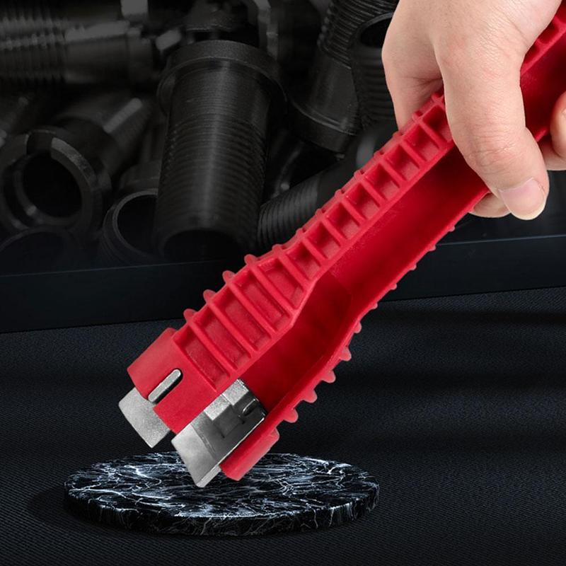 8 In 1 Faucet and Sink Installer Wrench Multifunctional Flume Spanner Water Heater Bathroom Plumbing Repair Hydraulic Tools