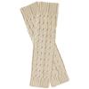 Korean Style Women's Thick Cable Knit Slouch Socks, 85g - Autumn/Winter Wool Leg Warmers & Boot Covers