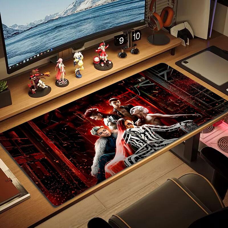 BIGBANG Large Size Mouse Pad Large Gaming Table Cushion Non-slip Laptop Tablet Big Mousepad XXL Mat Mini PC Playmat With Lock Edge