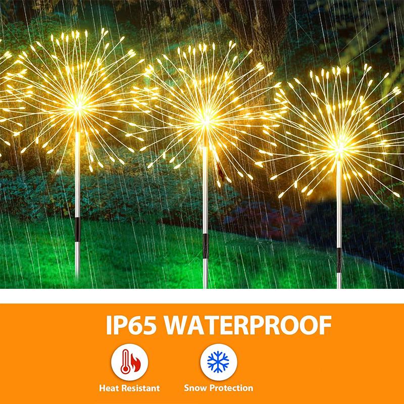 1 ks Venkovní solární cestovní světla Vodotěsná zahradní 8 režimů Pohádková světelná šňůra Vánoční solární světlo pro venkovní sváteční dekoraci Vánoční světlo