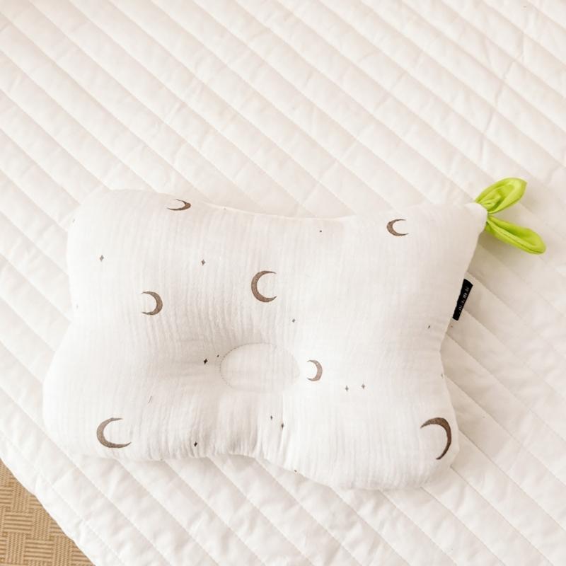 Moisture Wicking Baby Pillow Easy To Clean Baby Pillow Lovely Pattern Pillow Absorbent & Washable Pillow Comfortable