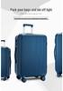 20-Inch Carry-On & 24-Inch Large Capacity Drop-Resistant Suitcase with Silent Wheels & Combination Lock