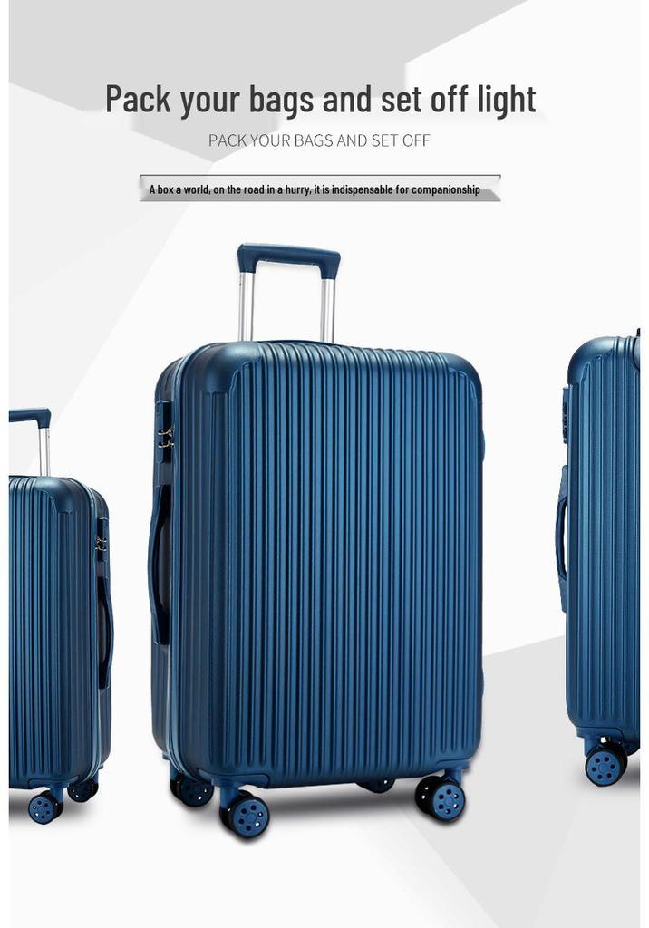 20-Inch Carry-On & 24-Inch Large Capacity Drop-Resistant Suitcase with Silent Wheels & Combination Lock