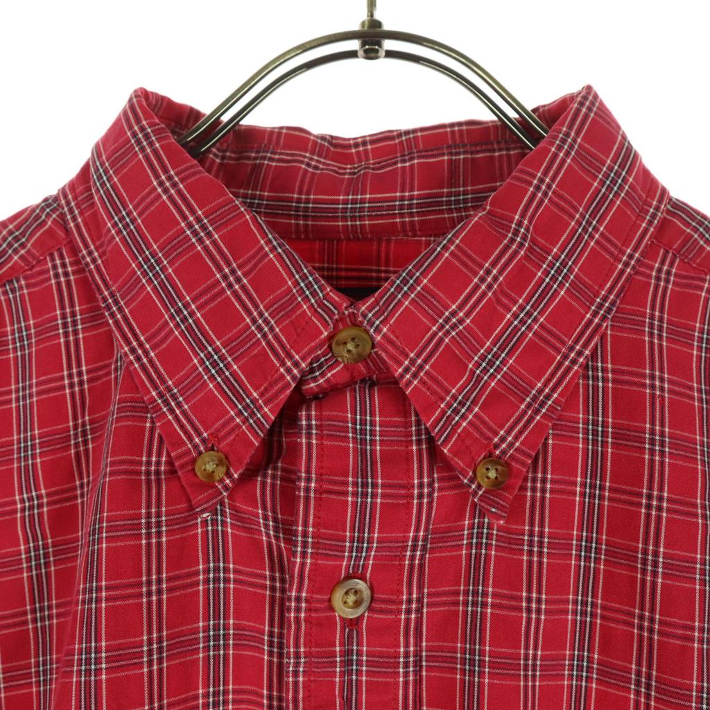 ROUNDTREE & YORKE 90s 00s Old Check Pattern Short Sleeve Button Down Cotton Shirt Men's Used