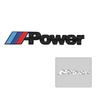 3D Metal Car M POWER Badge Emblem Deocration Sticker Auto Body Trunk Modification Decal For BMW  F13 F15 F16 F30 F34 F32 F31 E3