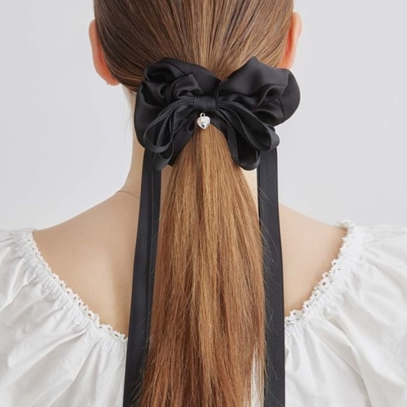 

J.ESTINA LALA J Сатиновая лента резинка для волос (JALJHS4BS840FABK0) single type