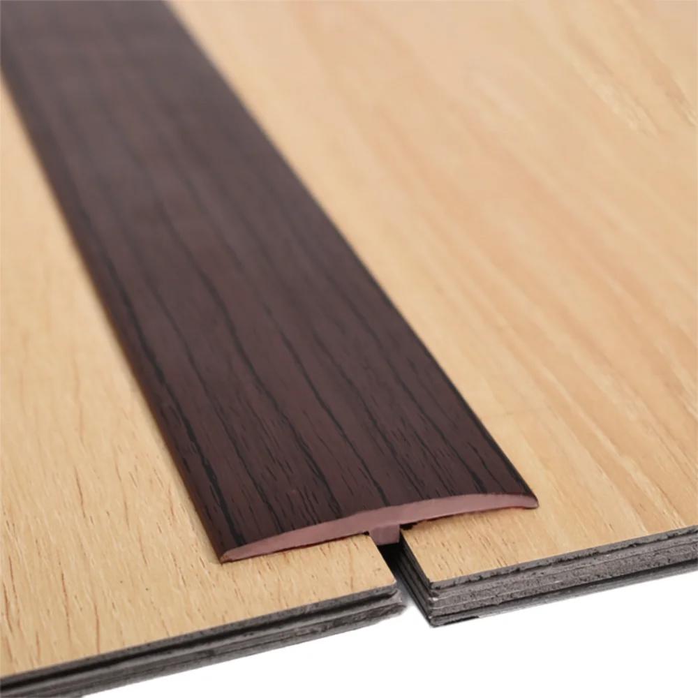 1PC 2M/78.74in Durable Carpet To Tile Floor Transition Strip Self Adhesive T-Molding Edging Trim Strip Laminate PVC Threshold Co