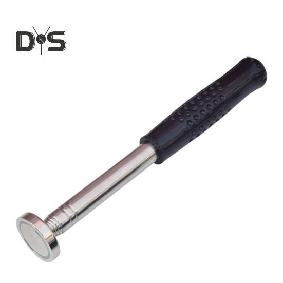 Nástroj na magnetický sběrač Pohodlná zatahovací rukojeť se silným magnetem Nástroj na magnetický zametací nástroj pro domácí dílnu
