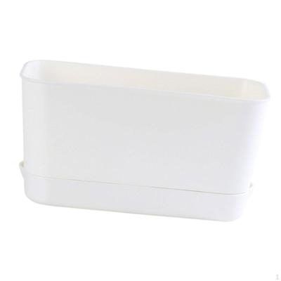 Rectangular Planter Box for Growing Vegetables On Windowsill And Balcony