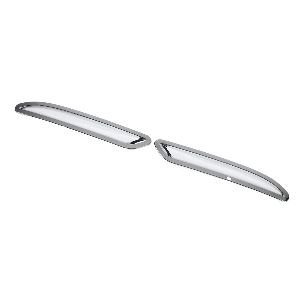 2PCS Rear Fog Light Trim Cover Left Right Decorative Frame Replacement for Benz A‑Class W177 V177 Sedan 2018 and Up