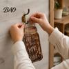 Coffee Theme Wall Hanging 4Pcs Bar Wooden Sign, Farmhouse Rustic Mason Jar Shaped Art Decoration, Plaque for Cafe Kitchen Dining Room Sign