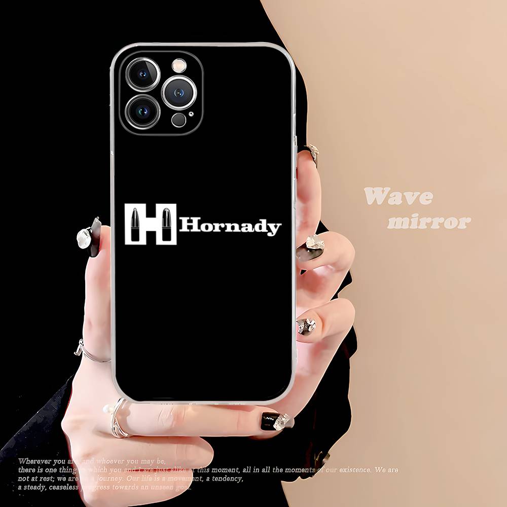 

Hornady Logo For IPhone 11 12 13 14 15 16 17 Pro Max Plus 13 Mini Silicone Soft Transparent Back iPhone 11 pro