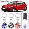 Emblems Car Metal Badge Key Chain Pendant Decorative Keyring For Volkswagen VW Golf Tiguan Jetta Passat T5 Polo Touran Scirocco TO4