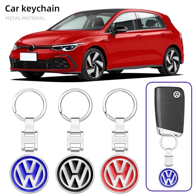 Emblems Car Metal Badge Key Chain Pendant Decorative Keyring For Volkswagen VW Golf Tiguan Jetta Passat T5 Polo Touran Scirocco TO4