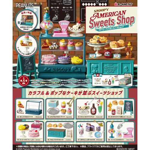 Re-Ment Peanuts Snoopy American Sweets Shop 1 Box Approx. 120 x 145 x 205mm Synthetic Resin