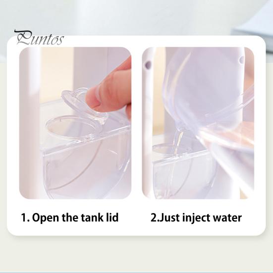 6 Hız Modlu Kanatsız Masaüstü Vantilatör Güçlü Hava Akışı Kompakt Tasarım Taşınabilir Şarj Edilebilir Sessiz Soğutma Sprey Vantilatörü