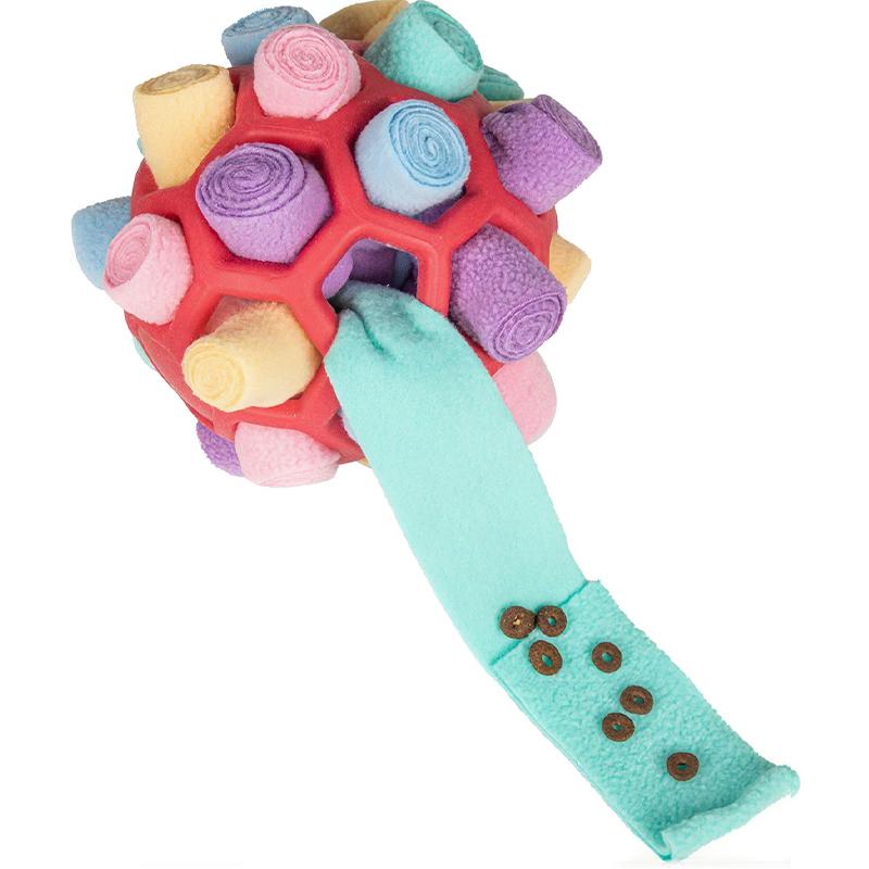 Polar Fleece Interactive Snuffle Hiding Food Durable Sniffle Interactive Treat Game Anti-demolition Toys Portable Slow Feeder