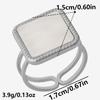 Exquisite White Shell Ring Silver Color Finger Jewelry Stainless Steel Rings For Women Men Accessories Beach Anillos Mujer Gift