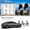 Dash Cam Car 1080P Inch HD Car Camera Driving Recorder Wide Angle DVR Vehicle Dash Camera G-Sensor