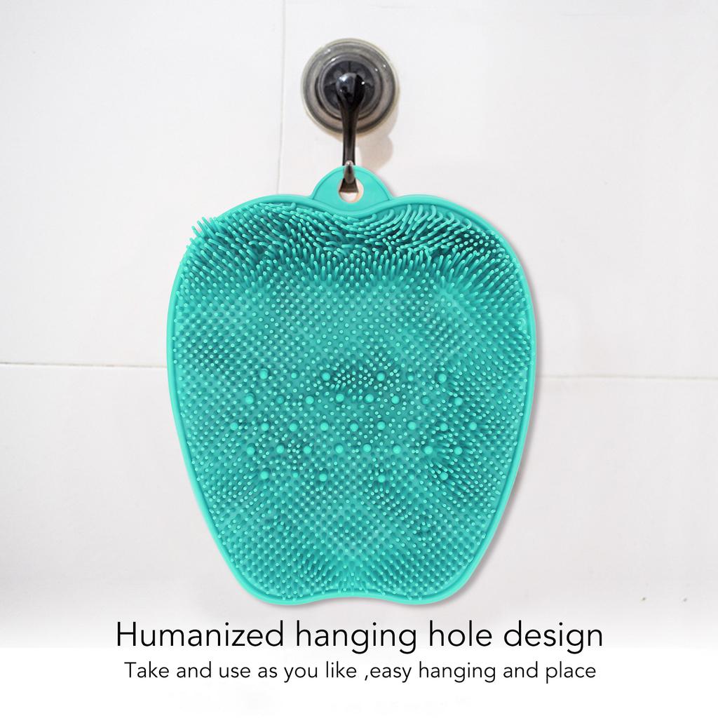 Shower Foot Scrubber Prevent Slip Suction Cup Fatigue Relief Bath Foot Wash  R for Pregnant Women Elderly