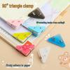 Sconto per i nuovi arrivati: Clip Triangolare Trasparente per Libri – Ideale per Fissare Fogli di Test & Libri