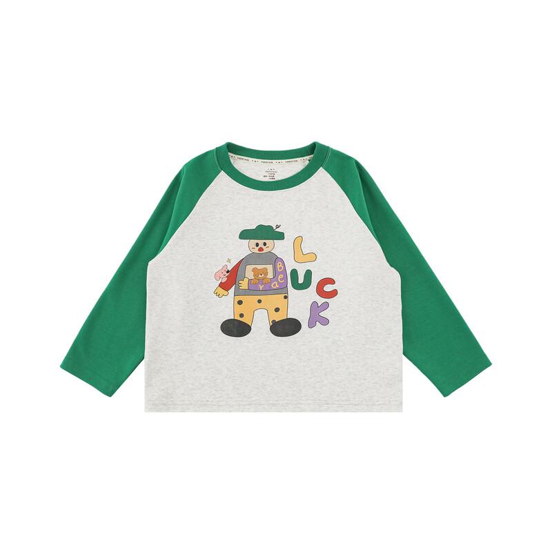 Boys  Original Pet Print Color Block Raglan T-Shirt 100 cm