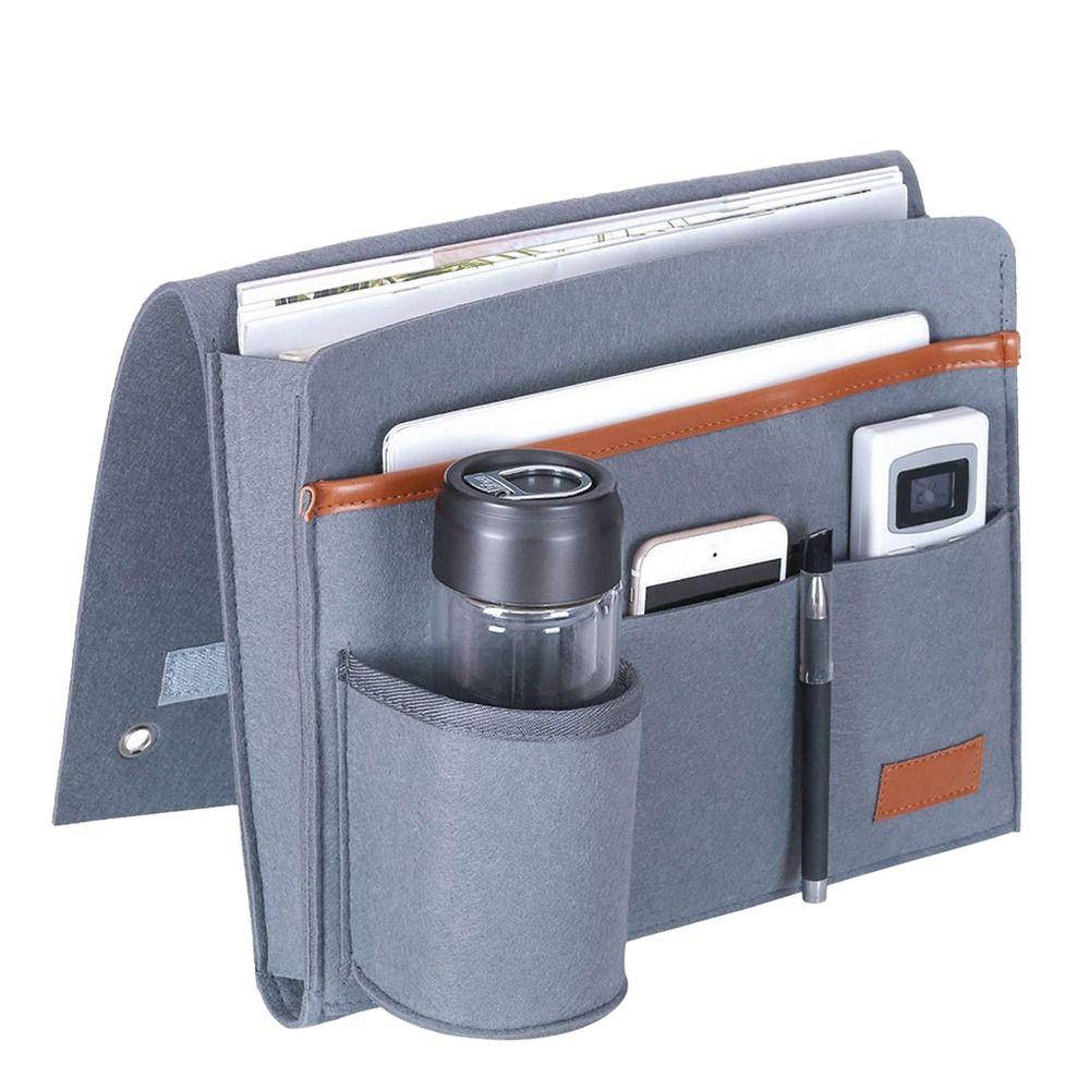 TV-Fernbedienung Halter Taschen Aufbewahrungstasche Nachttischtasche Sofaseiten-Tasche Nachttisch-Aufbewahrungs-Organizer Hängend Couch