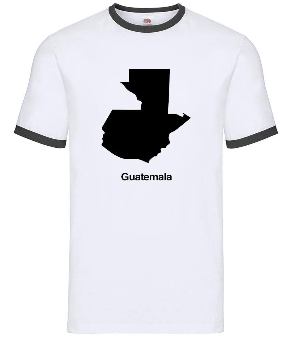 Country Silhouettes Guatemala - Mens Ringer - City America Guatemalans XL