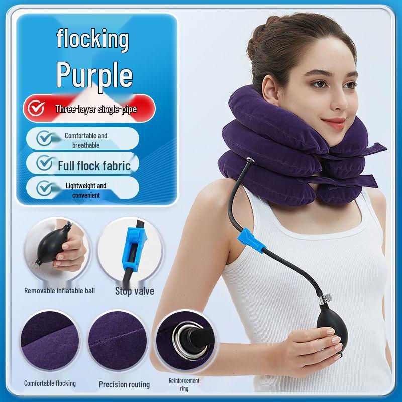Cervical Traction Device: Inflatable Neck Stretcher for Home Therapy