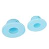 40pcs Silicone Hair Curler Soft Blue Heatless Lightweight Silicone Hair Roller for Home