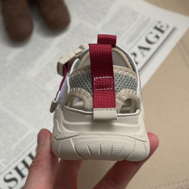 Fashion Girls' Shoes 2025 Summer New Kids Sandals Soft Soled Boys Mesh Shoes Simple Anti Slip Child Beach Shoe Zapatos De Mujer