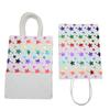10Pcs Gift Bags Five Pointed Star Pattern Strong Durable Paper Material Bright Colors Wide