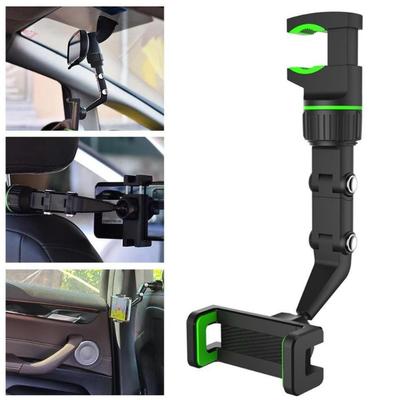 360° Car Rearview Mirror Phone Holder for 4.0-6.1 Inch Phone Gps Navigation Bracket Phone Holder Stand Adjustable Support